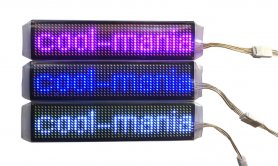 Programmierbarer LED-Streifen weiß flexibel 3,5 x 15 cm mit Bluetooth