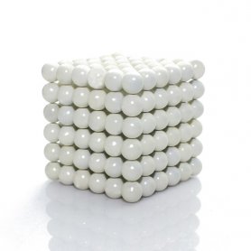 Neocube ball magnetické guličky - 5mm biele