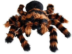 Plysovy pavuk - Veľká chlpatá plyšová tarantula na ležanie vankúš 50x85cm