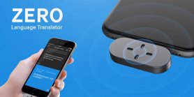 Traductor de voz mini - CERO para teléfonos inteligentes Android / iOS - 40 idiomas / 93 acentos