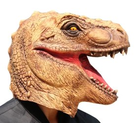 T rex maska - dinosaur silikonska maska za lice i glavu za djecu i odrasle