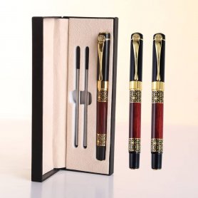 El mejor juego de bolígrafos de lujo en una elegante caja de regalo con 2 recargas