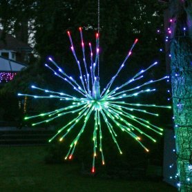 Bengala LED inteligente (estrella) - Twinkly Spritzer - 200 piezas RGB + BT + Wi-Fi