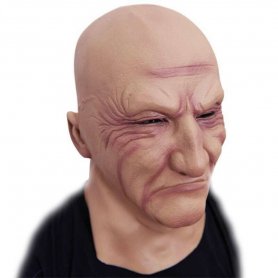 Bătrân - mască de față din silicon (Latex) pentru adulți