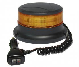 LED-jelzőlámpa egy autóban, amelynek alacsony profilja 48 x 0,5 W, mágneses