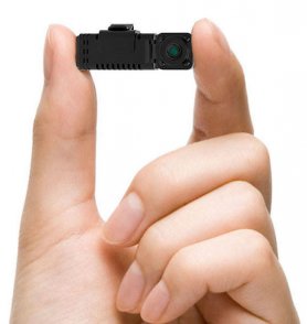 Förstapersonskamera (huvudkamera) - Micro wifi P2P-kamera (1,6x4,5cm) med HD + 4 IR