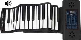 Rolovacie piano silikónová podložka s 61 klávesmi + bluetooth reproduktory
