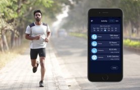 T-Shirt fitness intelligente con navigazione - bluetooth (iOS, Android)