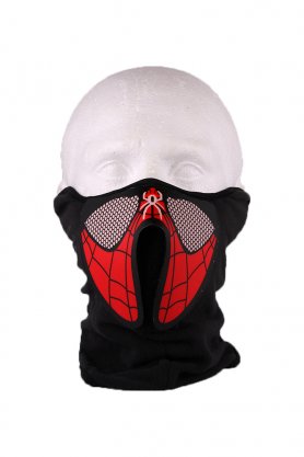Huboptic LED Mask Spiderman - чувствительный к звуку