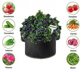 Odlingspåse - Eco grow planteringspåse - 100 cm diameter