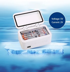 Mini prenosná chladnička na lieky (inzulín) 20,5 x 13,5cm - chladenie 2-8 stupňov °C