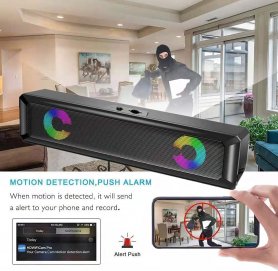 Bluetooth-högtalarkamera FULL HD -  Wifi (P2P) spion-dold kamerainspelare med rörelsedetektering