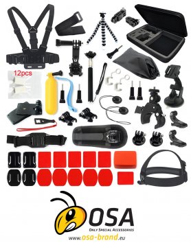 Set of accessory for action cameras - OSA PACK Profi