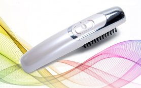 Cepillo para el cabello: máquina de masaje eléctrica con boquilla de cepillo extraíble (2 en 1)