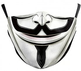 Maska na tvár​ - 100% polyester Anonymous (VENDETA)
