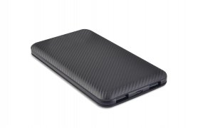 Powerbank with a capacity of 10000mAh and dual USB 2,0A output