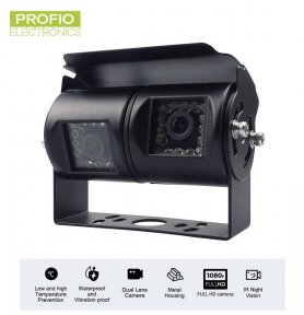Double caméra AHD FULL HD + objectif f3.6 et f8.0 + vision nocturne 24 LED + WDR