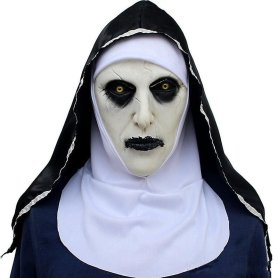 Mníška maska na tvár - pre deti aj dospelých na Halloween či karneval