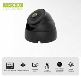 Caméra DOME FULL HD + angle fisheye 160° + vision nocturne 16 LED IR + WDR + Audio