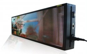 Nagyméretű LED panel teljes színes kijelzővel - 76 cm x 27 cm