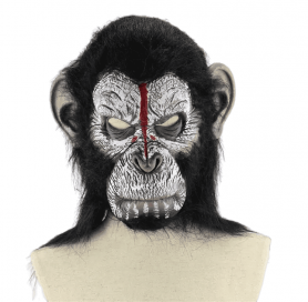 Monkey face mask (from the Planet of the Apes) - for children and adults for Halloween or carnival