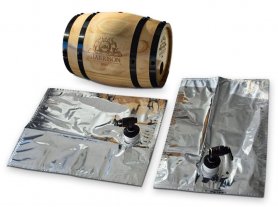 Dřevěný sud mini 3L pro čepování vína, piva či jiných nápojů - HARRISON