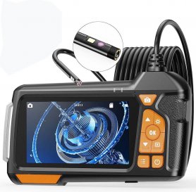 FULL HD endoskop + 4,5" zaslon + 2x dvostruka kamera 8 mm + LED svjetlo + IP67