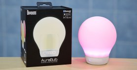 AuraBulb - Difuzor inteligent Bluetooth 5W cu LED RGB