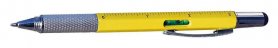 Multifunktionell penna 6 i 1 - penna, vattenpass, skruvmejslar, linjal, gummipenna för pekskärmar