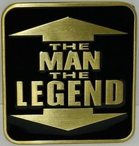 The Man The Legend - buckle