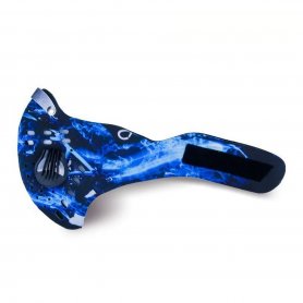 3D αναπνευστική μάσκα προσώπου νεοπρένιο με πολλών σταδίων φιλτράρισμα - XProtect blue