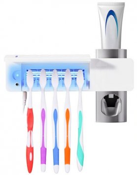 Multifunktionell UV-sterilisator för tandborstar