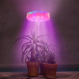 Světlo pro rostliny - pěstování rostlin - uměle led osvětlení - RGB 9W + Časovač