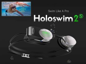 Smarte svømmegoogler med kunstig intelligens AI + display - Holoswim2