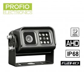 1080P AHD vízálló hátsó járműkamera IP68 és 120°-os szög + 8 IR LED