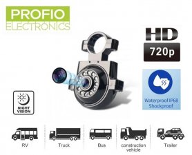 HD parkoló kamera rögzítő konzol + 11 IR LED + (IP68 védelem)