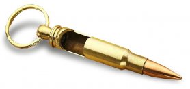Bullet sörnyitó - Vicces ajándék kulcstartó nyitó pisztolygolyó formájában