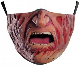 FREDDY KRUEGER ansiktsmask - 100% polyester
