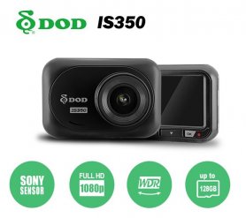 Автомобильная камера DOD IS350 FULL HD 1080P + 2,45-дюймовый дисплей + WDR и сенсор Exmor
