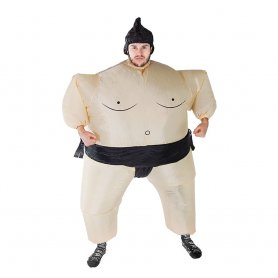 Traje de sumo - traje de luchador - trajes de lucha inflables para halloween + ventilador