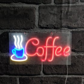 Letreros luminosos COFFE - Tablero LED de neón