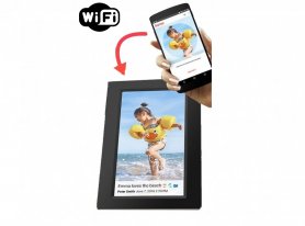 Ψηφιακή κορνίζα αφής με WiFi - Οθόνη 7 "+ μνήμη 8 GB και έλεγχο εφαρμογών για κινητά