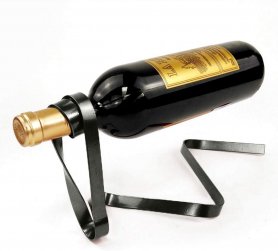 Luksuzni držač za boce vina - Vrtkasti stalak s vrpcom