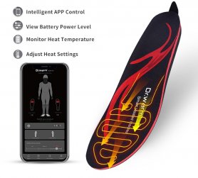 Έξυπνοι θερμαινόμενοι πάτοι για παπούτσια - θερμική θέρμανση έως 65℃ + App smartphone (iOS/Android)