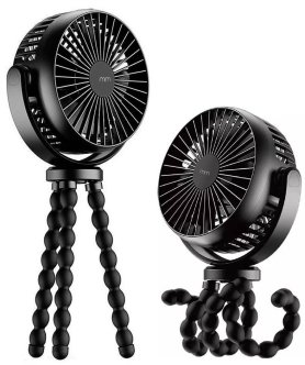 Mini fan flexible (bendable) for tripod holder for USB and handheld
