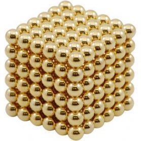 Neo kubbollar - 5 mm guld