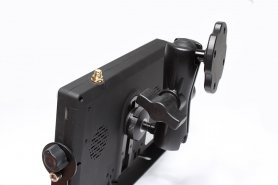 3D dubbelmonterad bildskärmshållare för fastsättning av backkameror