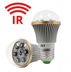 Dodatni dodatni IR noćni vid u žarulji sa 6x IR LED dioda - domet do 8 metara