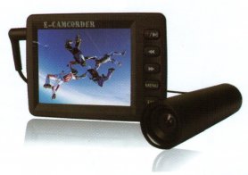 Bullet Camera E-videokamera + 2,5 "LCD-skjerm