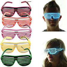 LED festvaffelbriller - Gul
